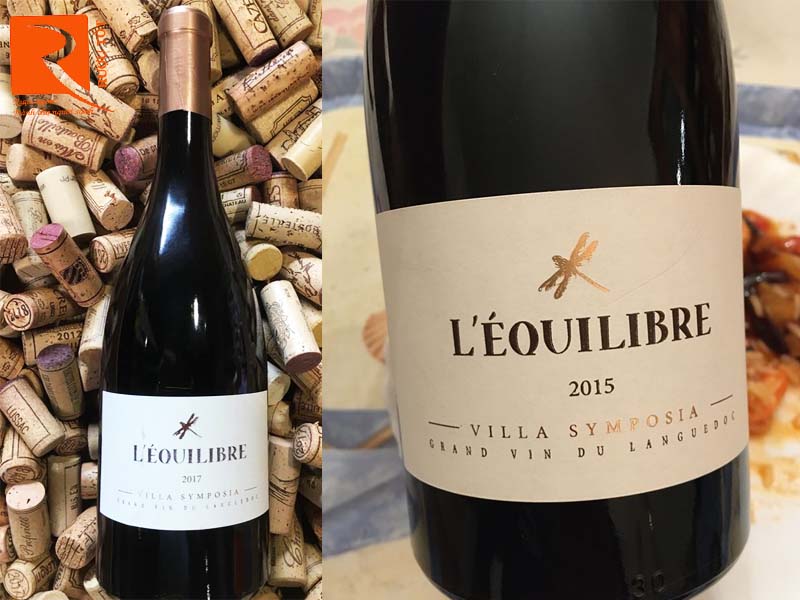 Rượu vang Lequilibre Villa Symposia Languedoc AOC