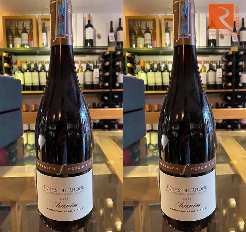 Rượu Vang Cotes du Rhone Samorens Rouge