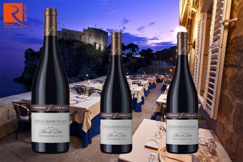 Rượu Vang Cotes du Rhone Villages Plan de Dieu