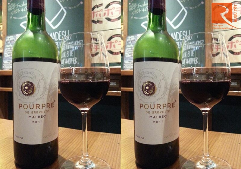 Rượu Vang Pourpre de Grezette Malbec