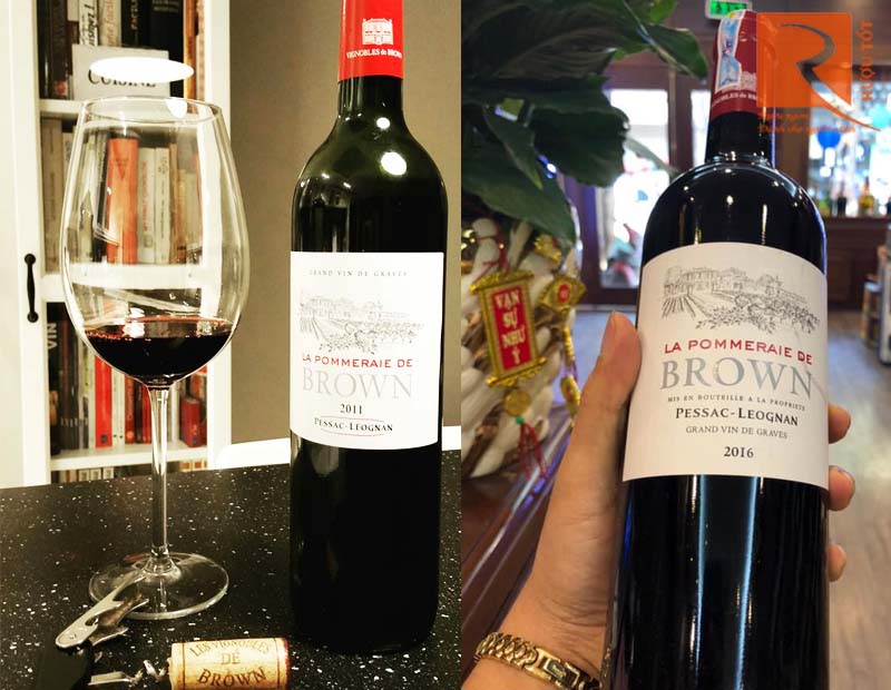 Rượu vang La Pommeraie de Brown Pessac Leognan