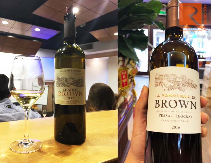 Rượu vang Chateau Brown Blanc Pessac Leognan