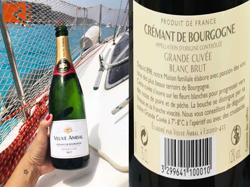 Rượu vang nổ Veuve Ambal Cremant De Bourgogne Grande Cuvee Brut