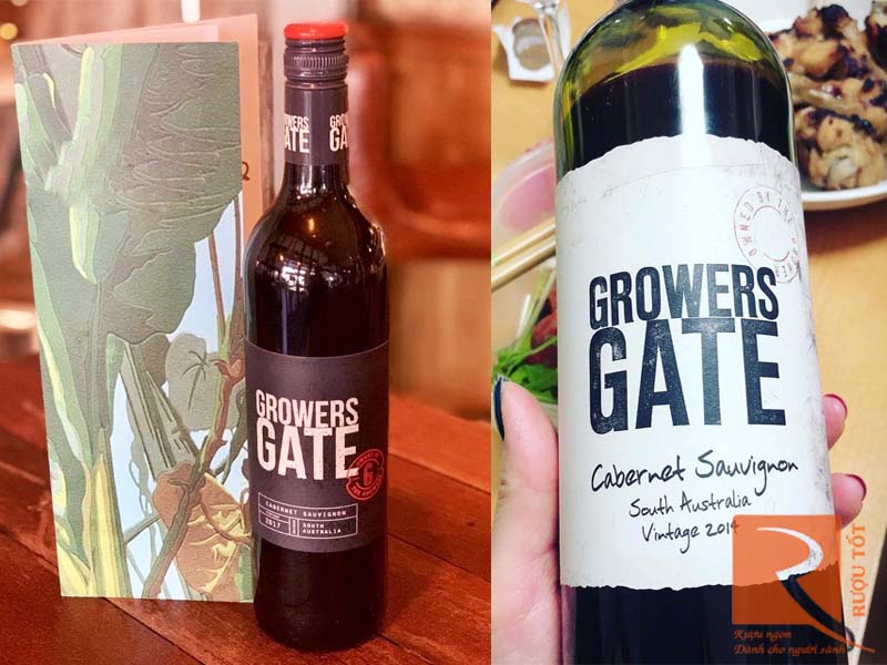 Vang Úc Growers Gate Red - White