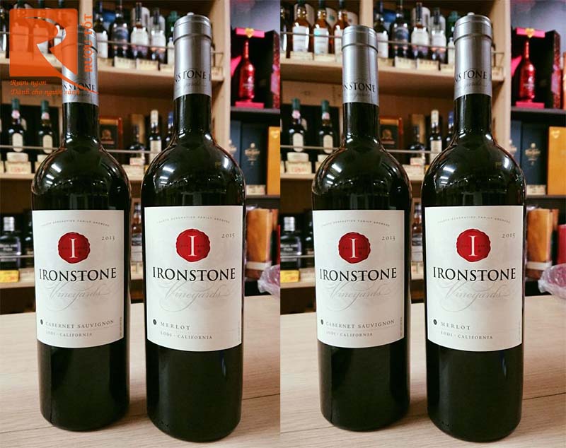 Rượu Vang Mỹ Ironstone Merlot