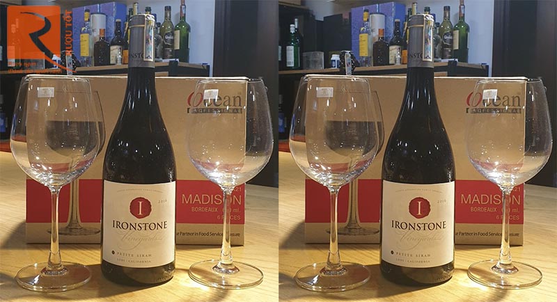 Rượu Vang Mỹ Ironstone Petite Sirah