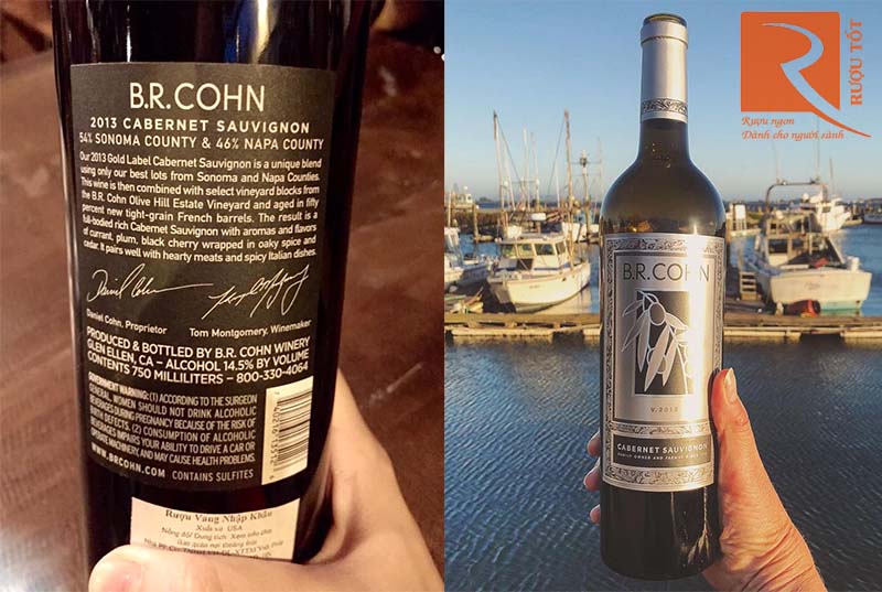 Rượu Vang Mỹ B R Cohn Silver Cabernet Sauvignon