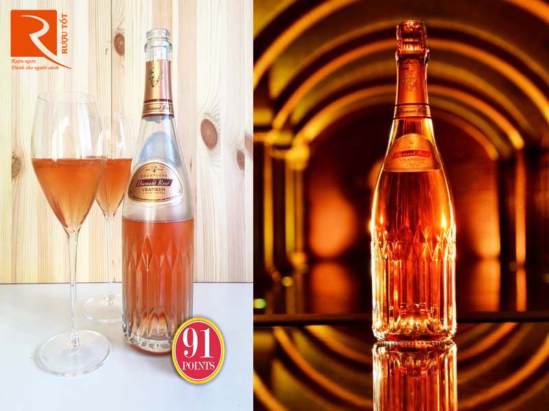 Rượu Champagne Vranken Diamant Rose - Brut