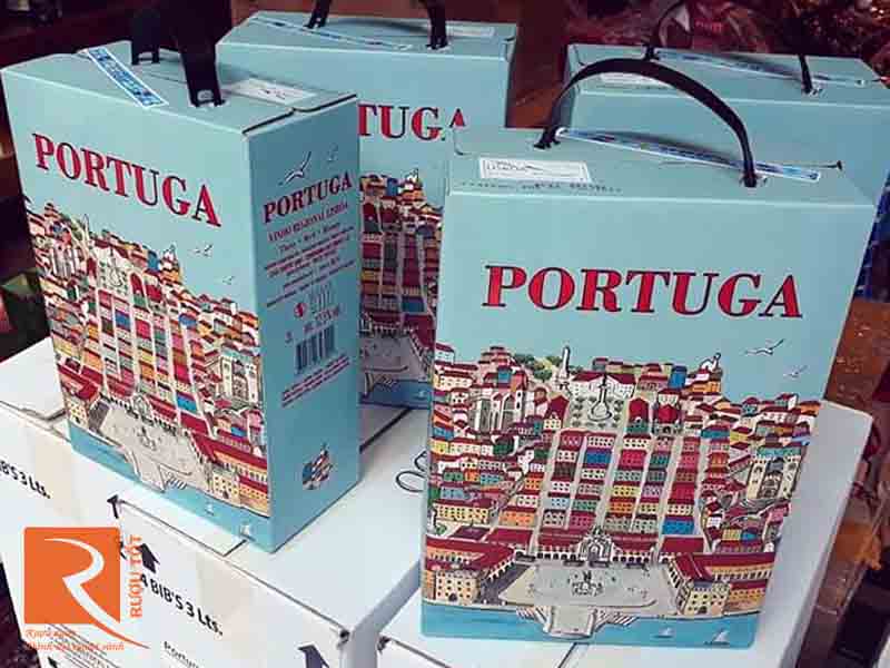 Rượu vang bịch Portuga Vinho regional Lisboa