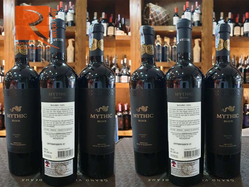 Rượu vang Mythic Block Malbec