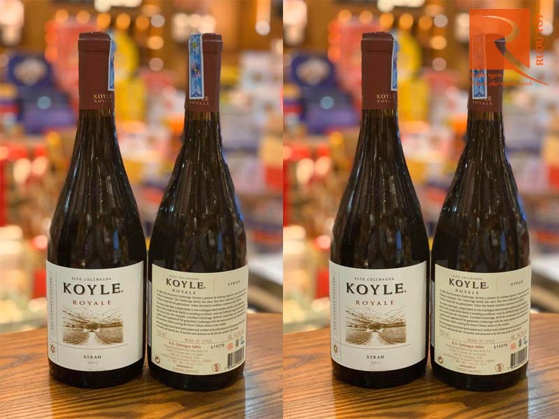 Rượu vang Chile Koyle Royale Syrah