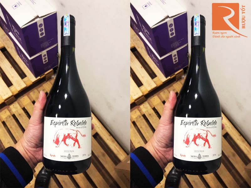 Rượu vang Chile Espiritu Rebelde Syrah Reserva