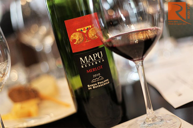 Rượu Vang Mapu Baron Philippe de Rothschild Reserva Merlot