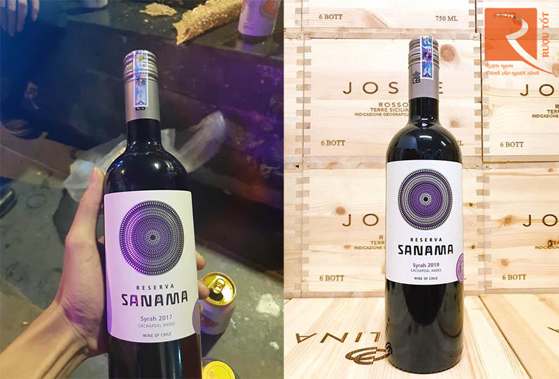 Rượu Vang Sanama Syrah