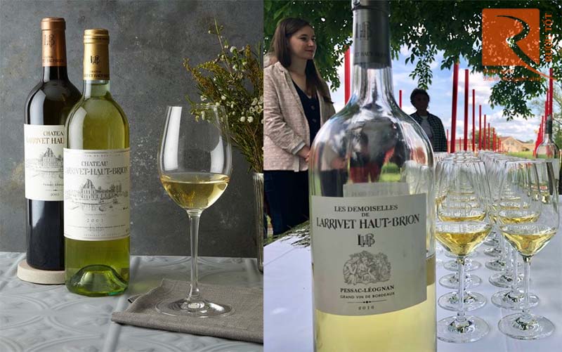 Rượu Vang Chateau Larrivet Haut Brion white Pessac Leognan