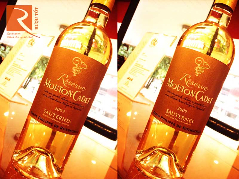 Rượu vang Mouton Cadet Reserve Sauternes Cao cấp