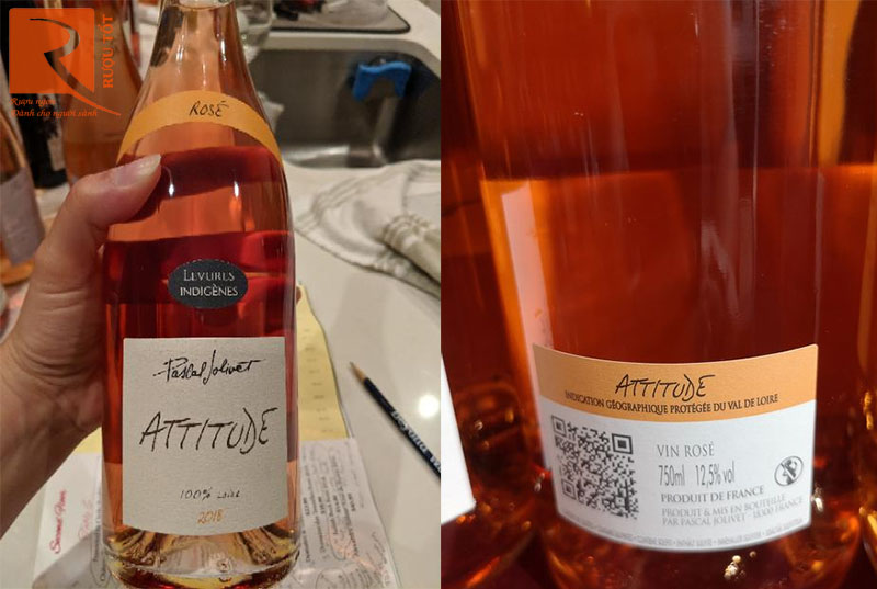 Rượu vang Attitude Pascal Jolivet Val de Loire Rose