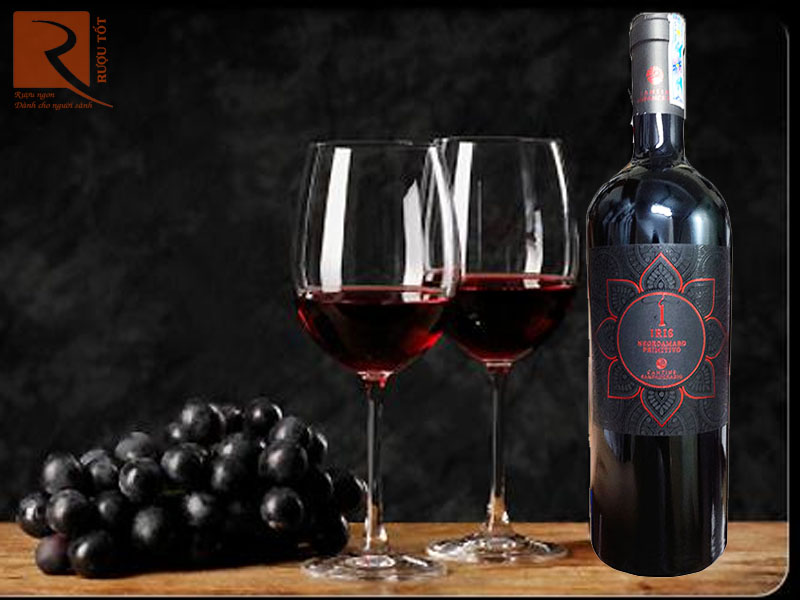 Rượu vang Iris Negroamaro Primitivo Cantine San Pancrazio