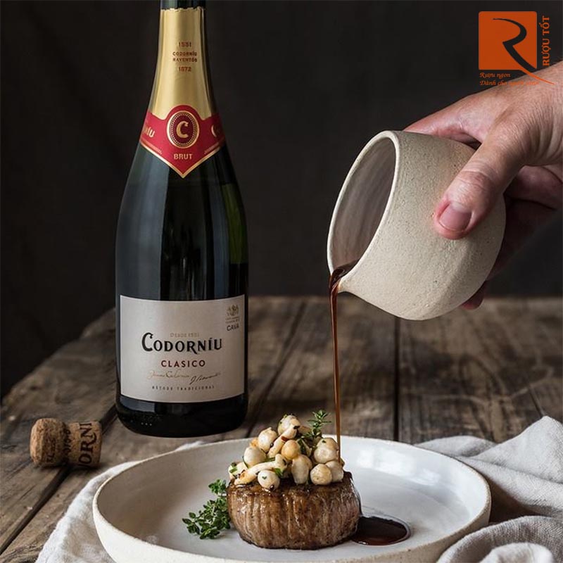 Rượu Codorniu Clasico Sparkling Brut DO Cava 20cl