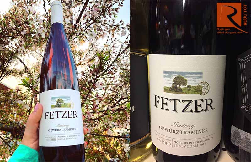 Vang Mỹ FETZER Gewurztraminer Shaly Loam