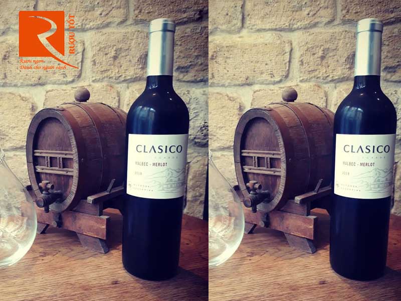 Rượu vang Clasico de Lagarde Malbec Merlot