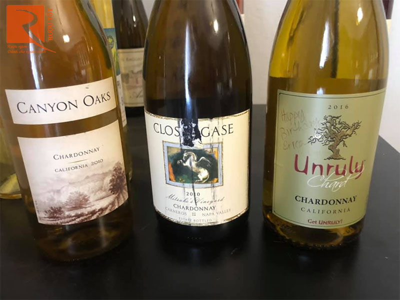 Vang Mỹ Unruly Chardonnay California