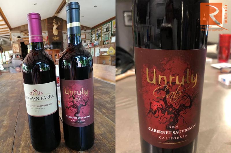 Vang Mỹ Unruly Cabernet Sauvignon California