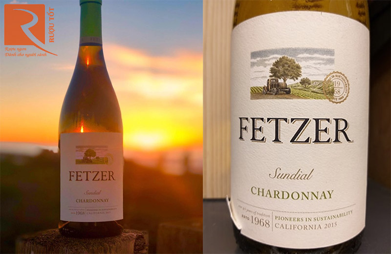 Vang Mỹ Fetzer Chardonnay Sundial