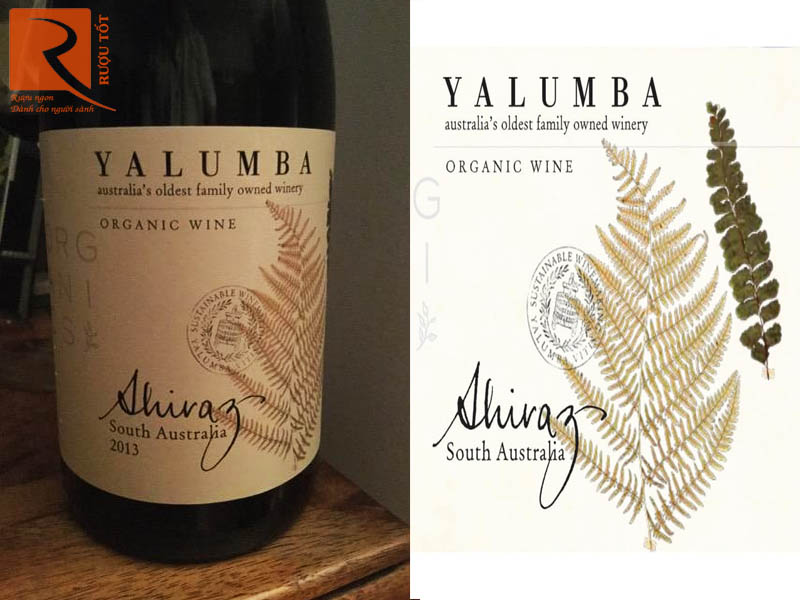 Rượu vang Yalumba Organic Riverland Shiraz