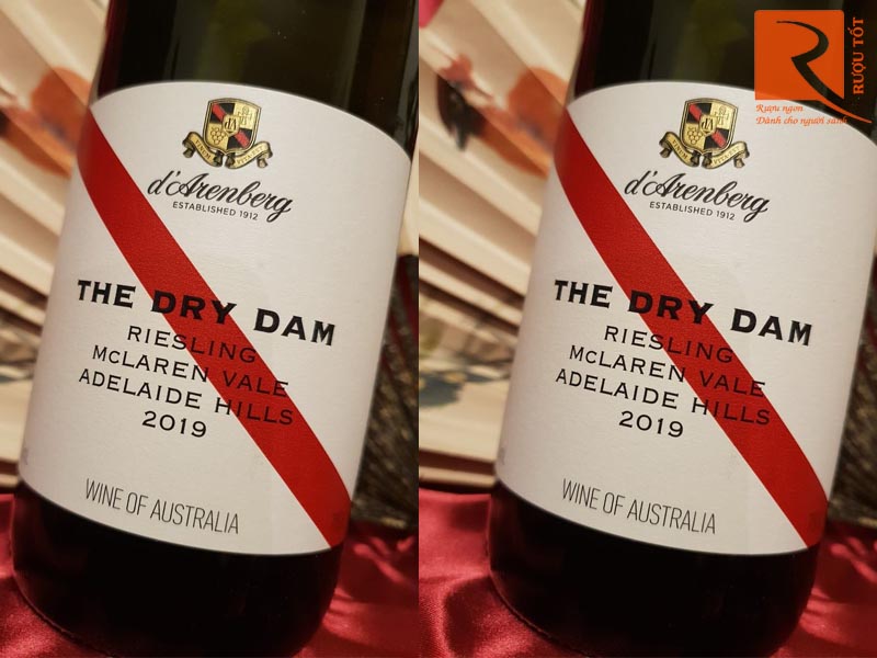 Rượu vang The Dry Dam Riesling D'Arenberg