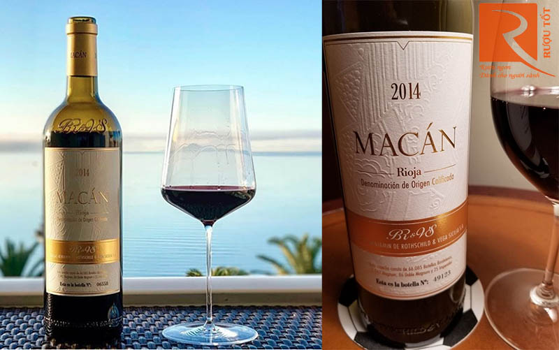 Vang Tây Ban Nha Macan Bodegas Benjamin de Rothschild & Vega Sicilia