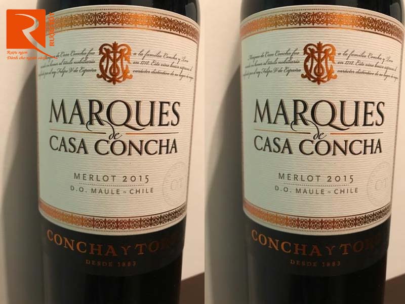 Rượu vang Chile Marques de Casa Concha Merlot Concha Y Toro