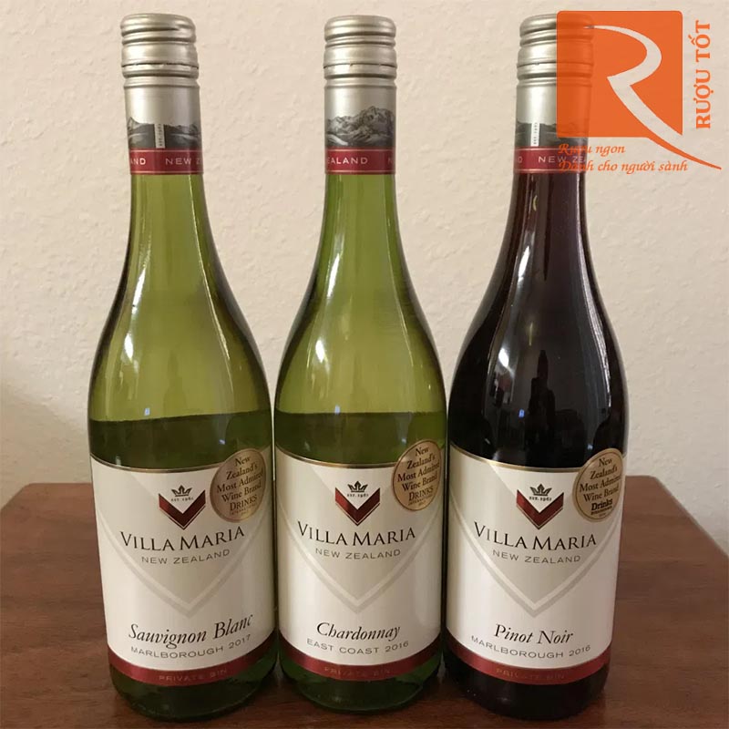 Vang New Zealand Villa Maria Chardonnay East Coast Private Bin