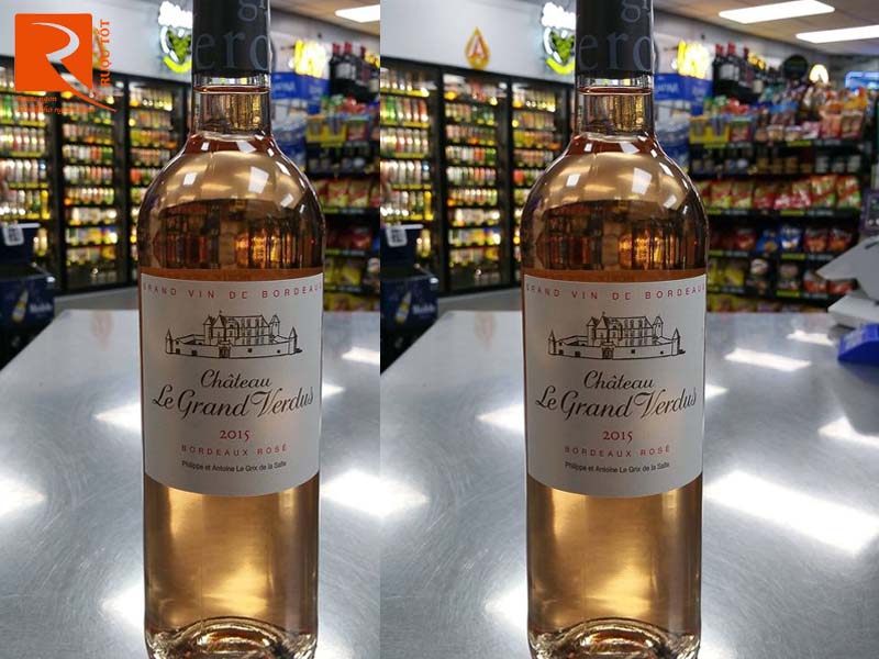 Rượu vang Pháp Chateau Le Grand Verdus Bordeaux Rose hồng