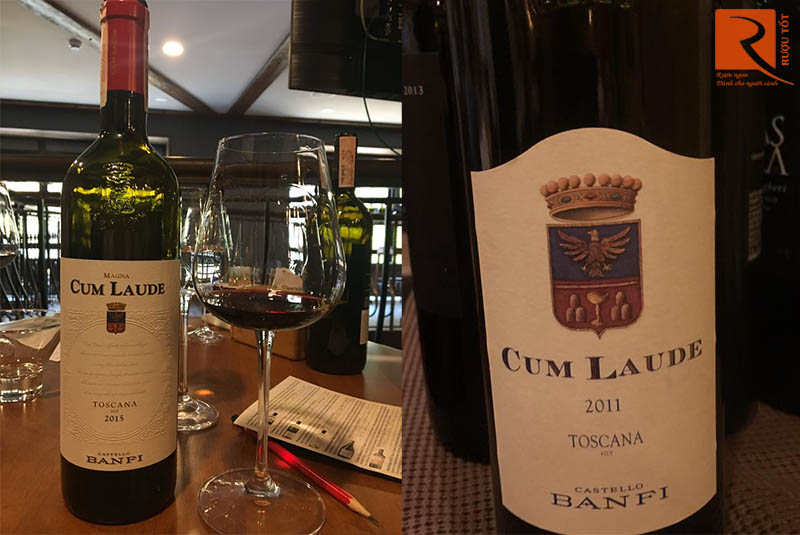 Rượu Vang Cum Laude Bolgheri Castello Banfi