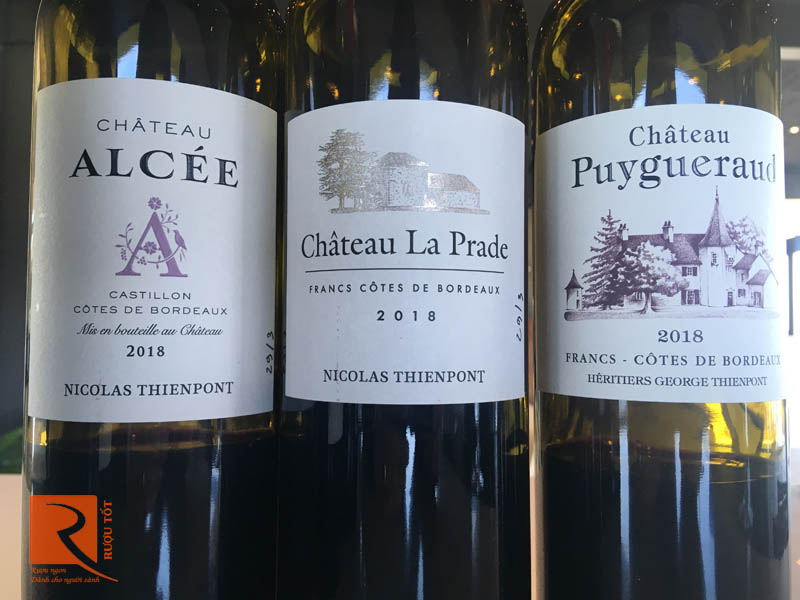 Rượu vang Pháp Chateau Puygueraud Francs Cotes de Bordeaux trắng