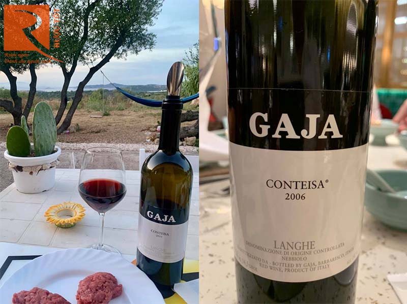 Rượu Vang Gaja Conteisa Langhe