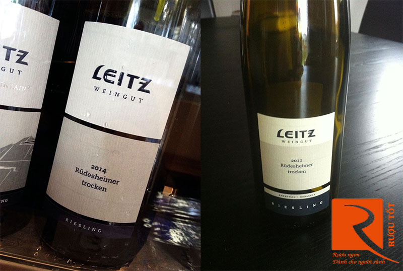 Vang Đức Leitz Rudesheimer Riesling Trocken