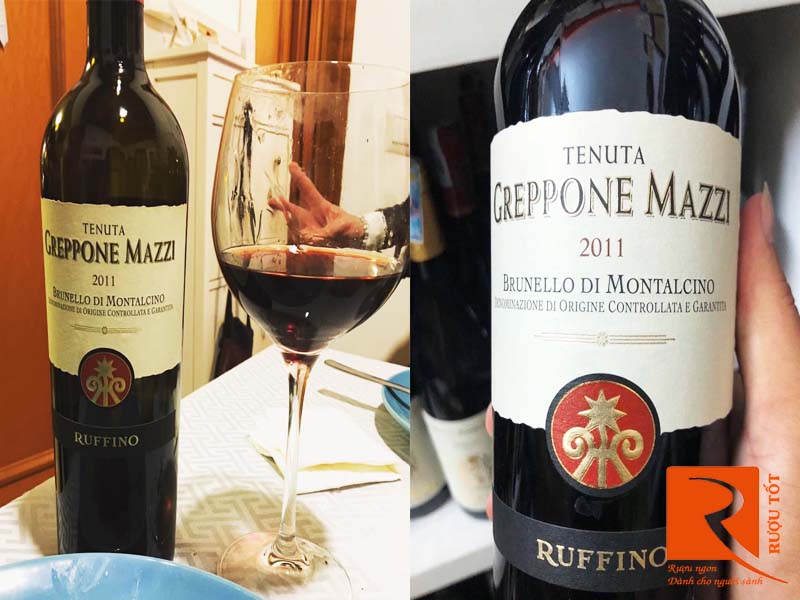 Vang Ý Ruffino Greppone Mazzi Brunello di Montalcino