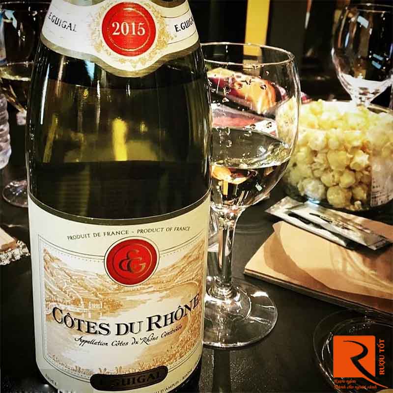 Rượu Vang Cotes du Rhone Guigal White