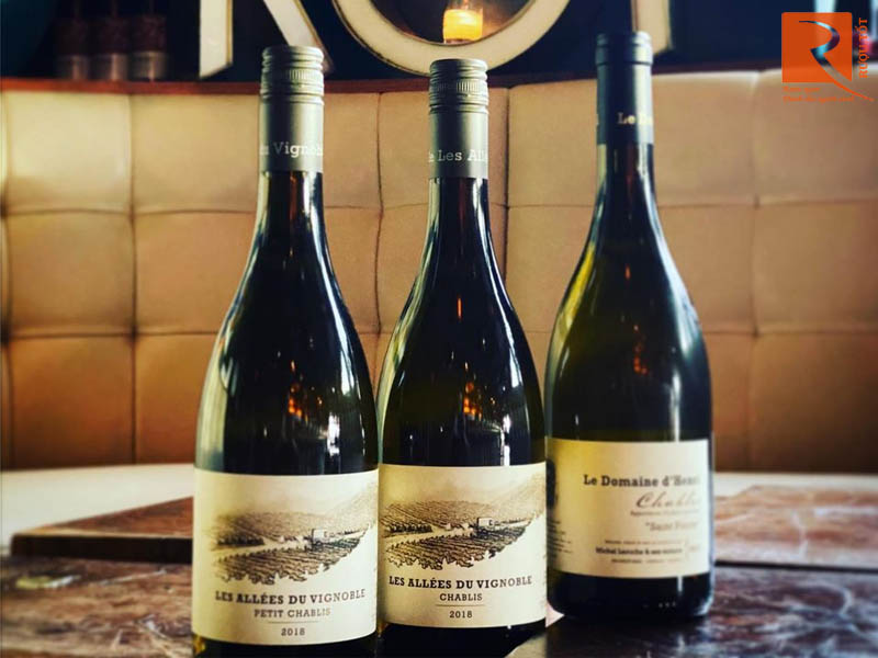 Rượu vang Pháp Les Allees du Vignoble Petit Chablis