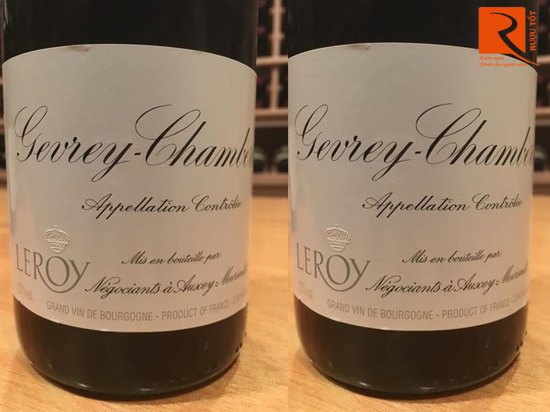 Rượu vang Pháp Gevrey Chambertin Maison Leroy 