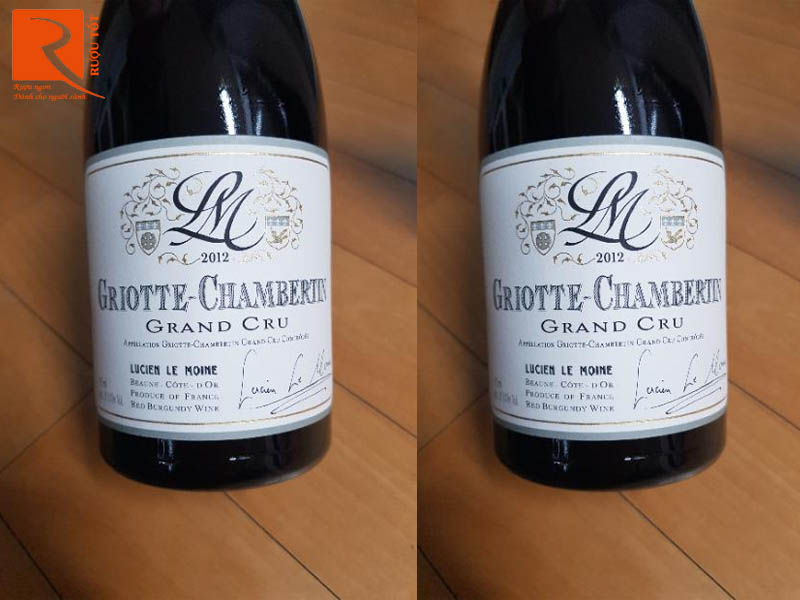 Griotte Chambertin Grand Cru Maison Lucien Lemoine