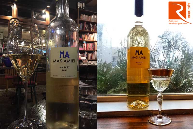 Rượu Vang Mas Amiel Muscat