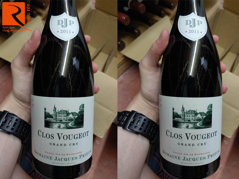 Rượu vang Pháp Clos Vougeot Grand Cru Domaine Jacques Prieur