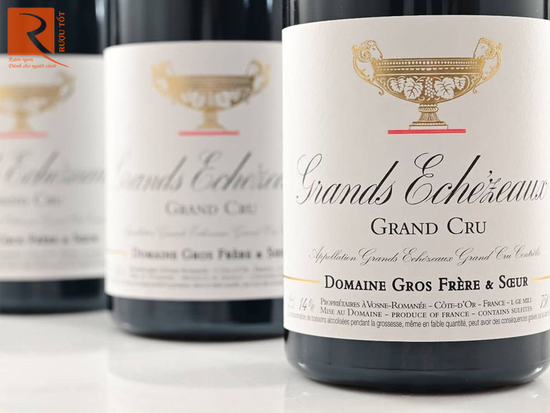 Rượu vang Pháp Echezeaux Grand Cru Domaine Gros Frere et Sœur