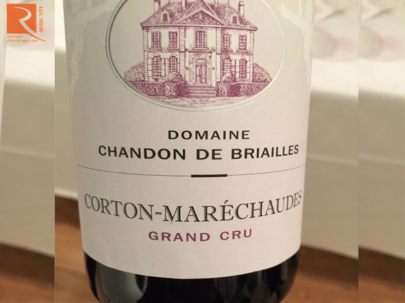 Rượu vang Pháp Corton Marechaudes Domaine Chandon de Briailles Gía rẻ