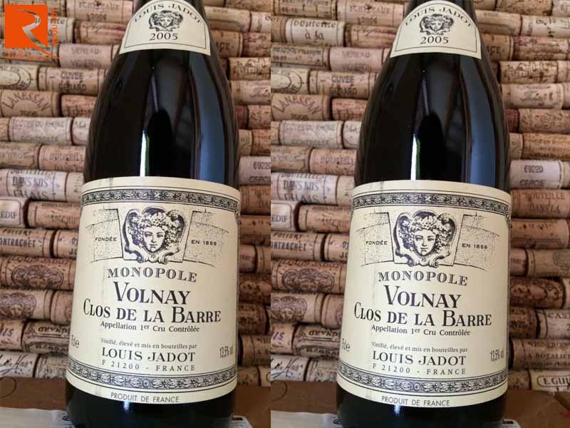 Monopole Volnay Clos de La Barre Louis Jadot