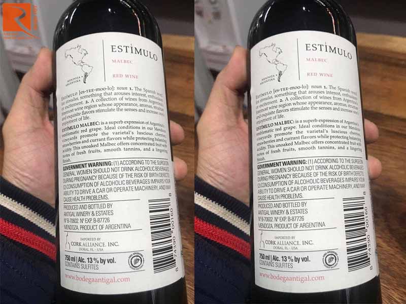 Estimulo Malbec Antigal