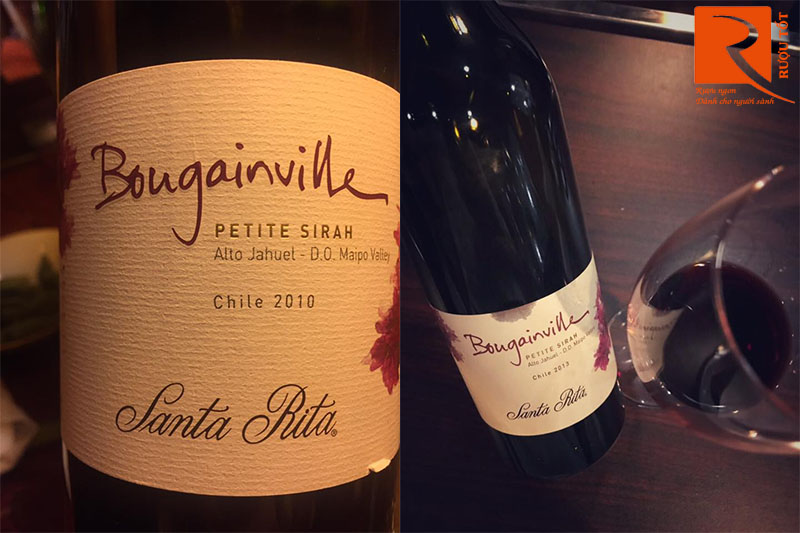 Rượu Vang Bougainville Santa Rita Petite Sirah